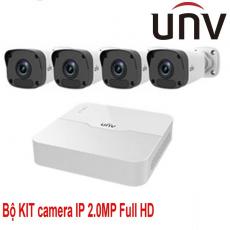 BỘ KIT WIFI TRỤ CAMERA ( GỒM 1 ĐẦU GHI 4 KÊNH WIFI + 04 CAMERA IP TRỤ 2.0MP WIFI )